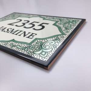 Jasmine - verde oscuro y negra