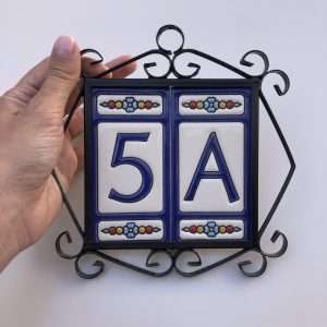 Marco metálico de 4 piezas/azulejos: 11 x 22 cm (4,3 x 8,7 pulgadas)